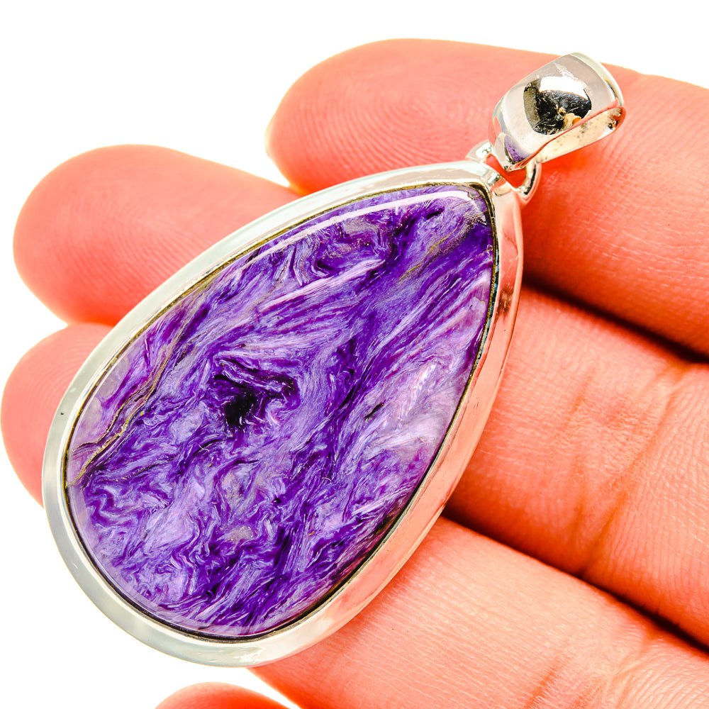 Charoite Pendants handcrafted by Anasilvercos - PD5942