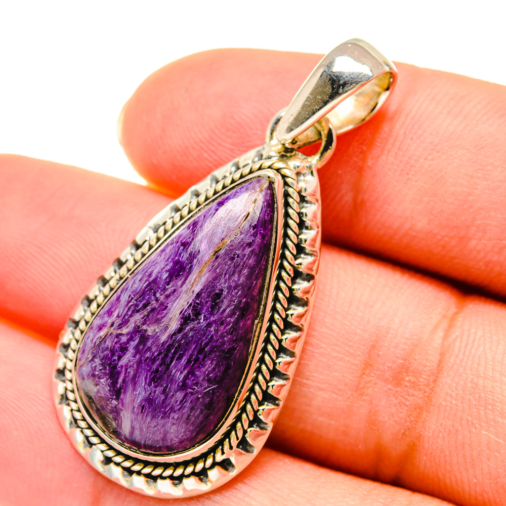 Charoite Pendants handcrafted by Anasilvercos - PD5945