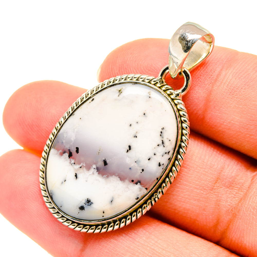 Dendritic Agate Pendants handcrafted by Anasilvercos - PD5967