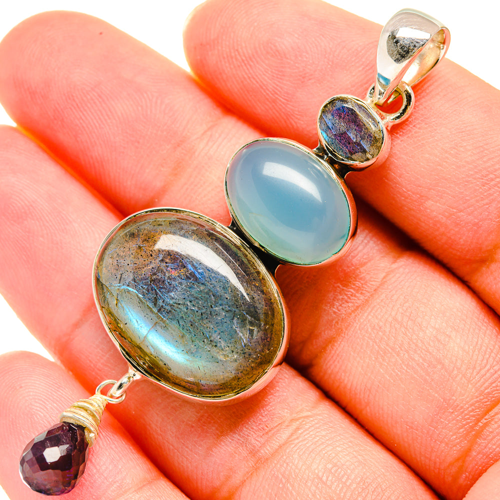 Labradorite Pendants handcrafted by Anasilvercos - PD5974