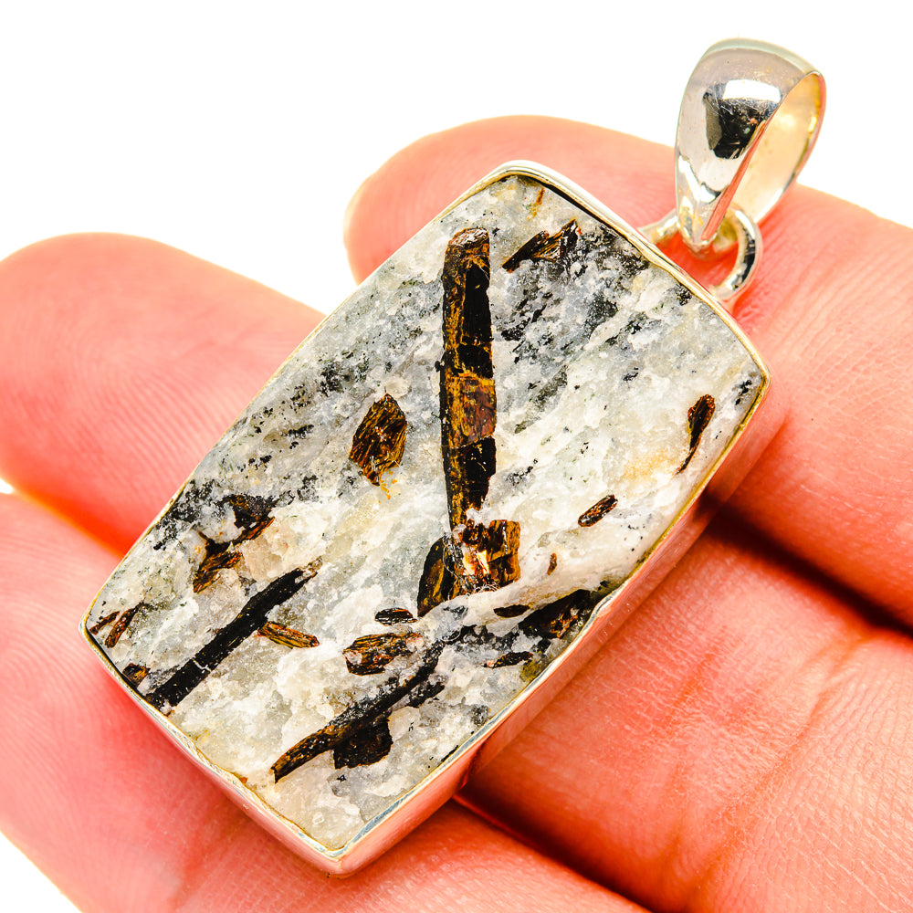 Astrophyllite Pendants handcrafted by Anasilvercos - PD5976