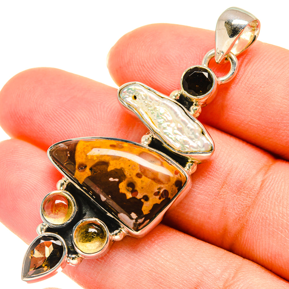 Picture Jasper Pendants handcrafted by Anasilvercos - PD5994