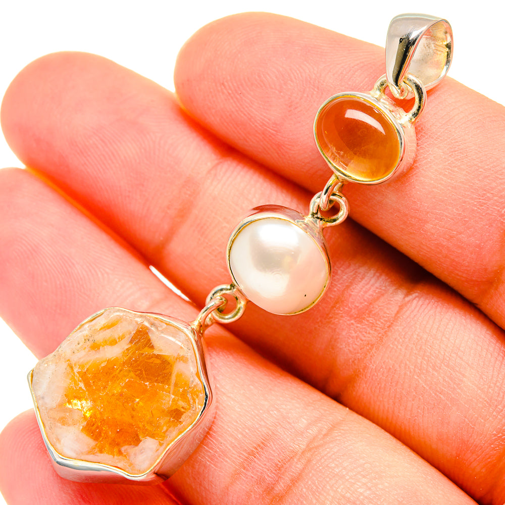 Citrine Pendants handcrafted by Anasilvercos - PD5995