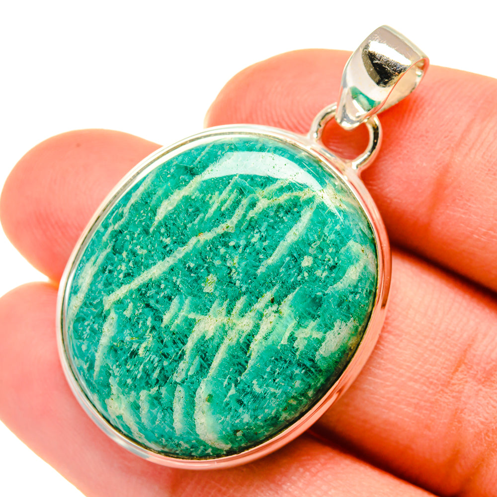 Amazonite Pendants handcrafted by Anasilvercos - PD6025