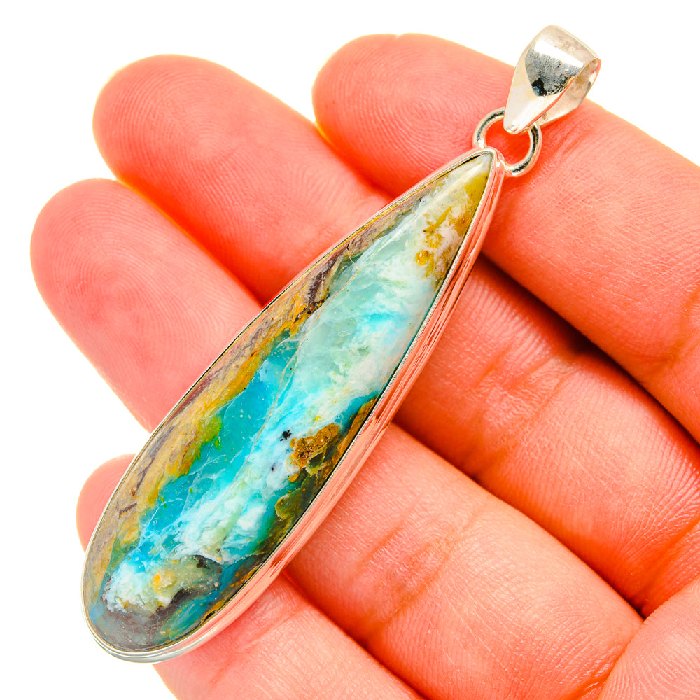 Peruvian Opal Pendants handcrafted by Anasilvercos - PD6049