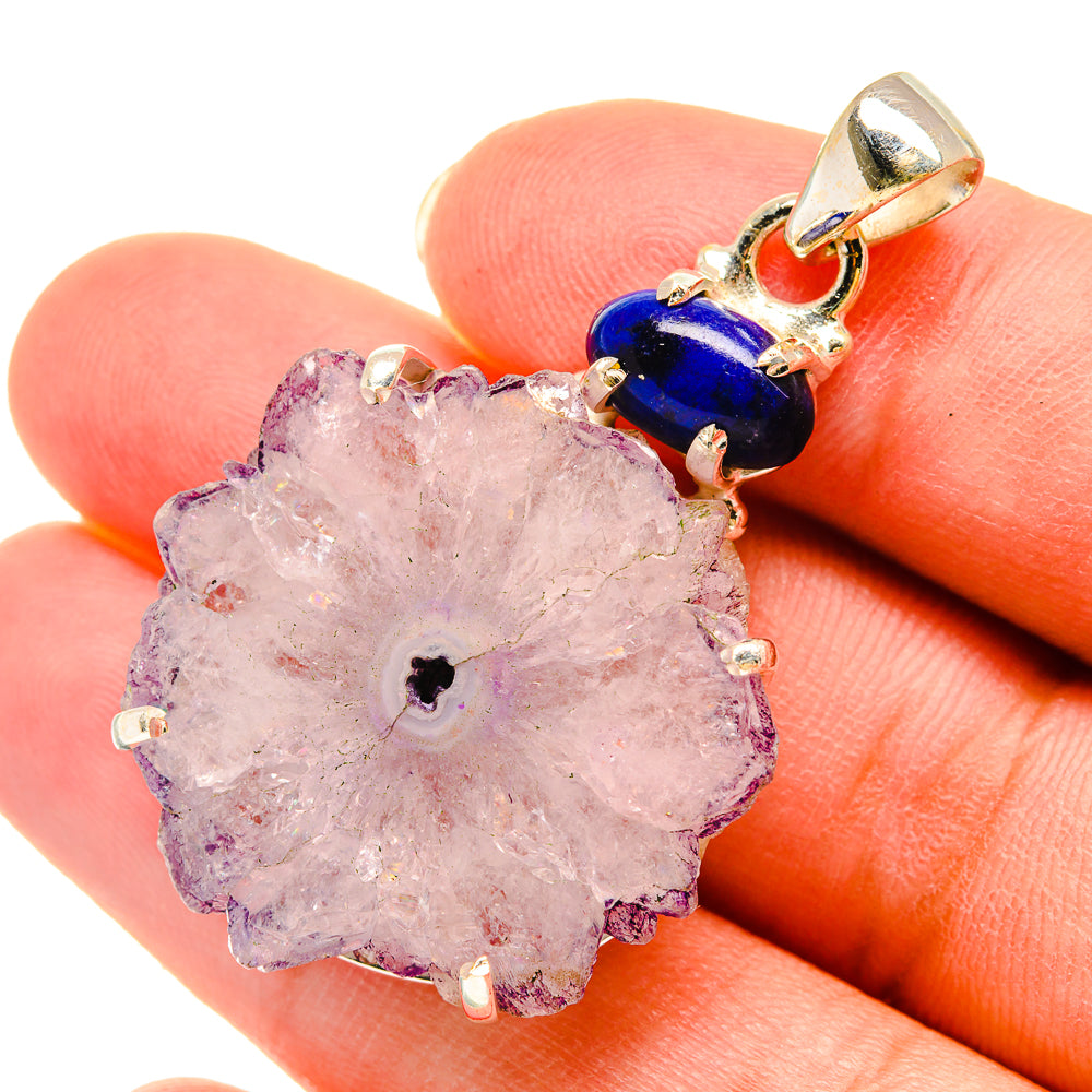 Amethyst Stalactite Pendants handcrafted by Anasilvercos - PD6059