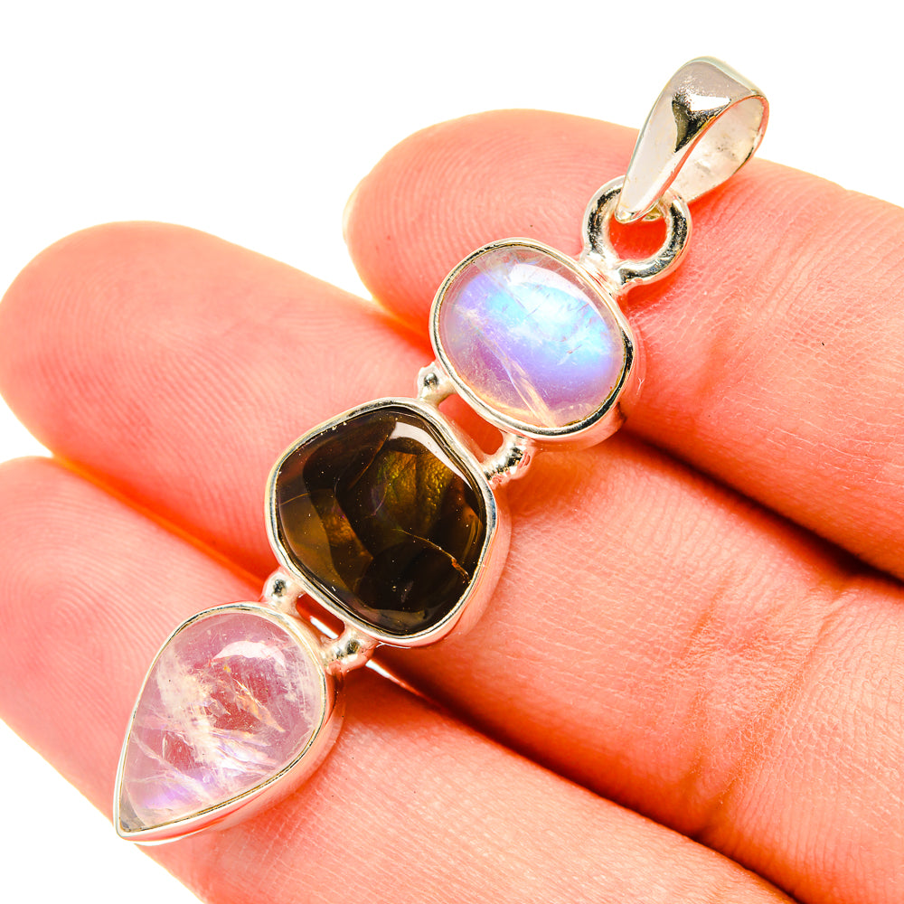 Mexican Fire Agate Pendants handcrafted by Anasilvercos - PD6072