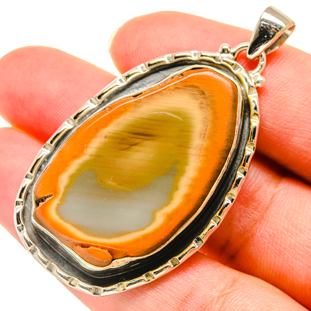 Willow Creek Jasper Pendants handcrafted by Anasilvercos - PD6082