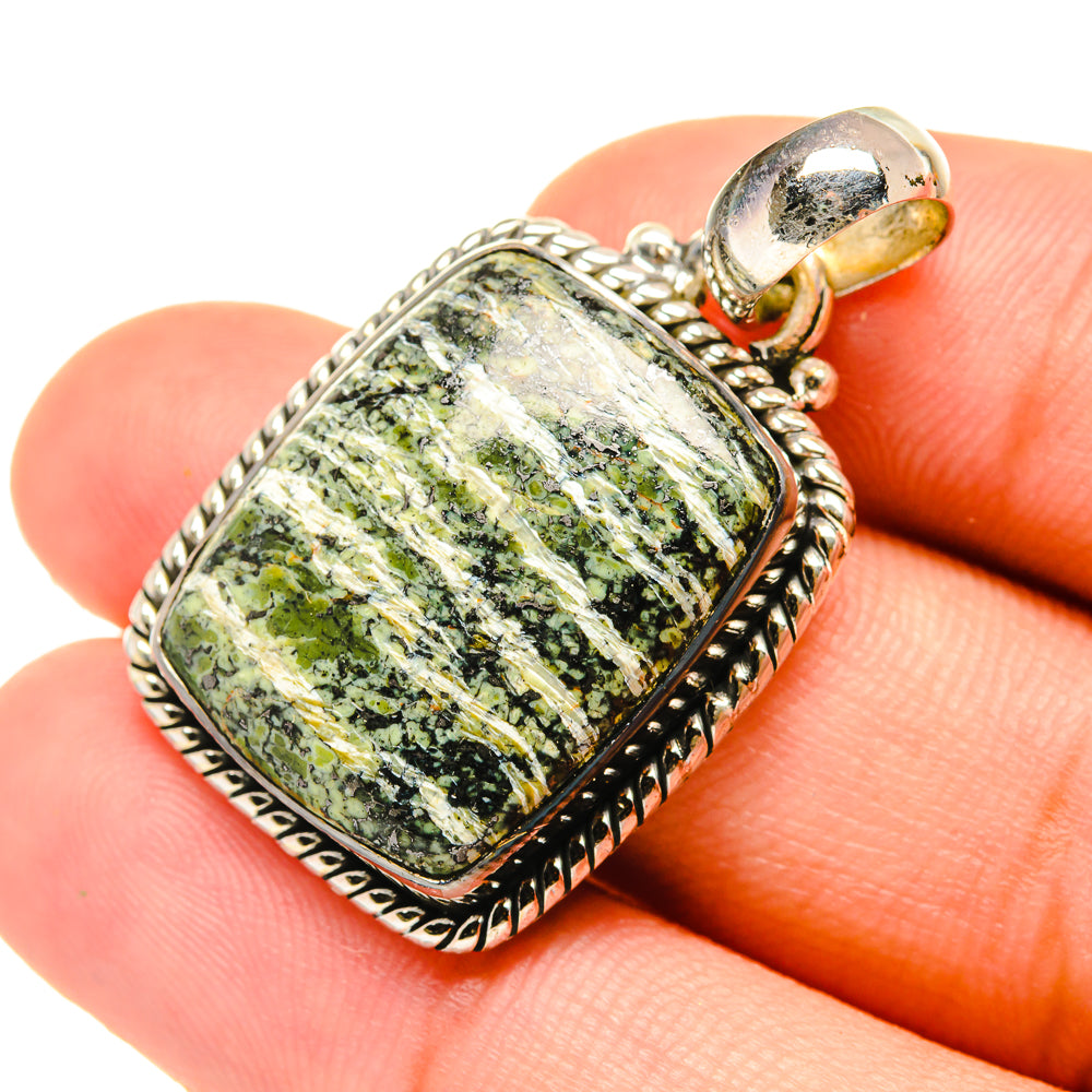 Lizard Jasper Pendants handcrafted by Anasilvercos - PD6110