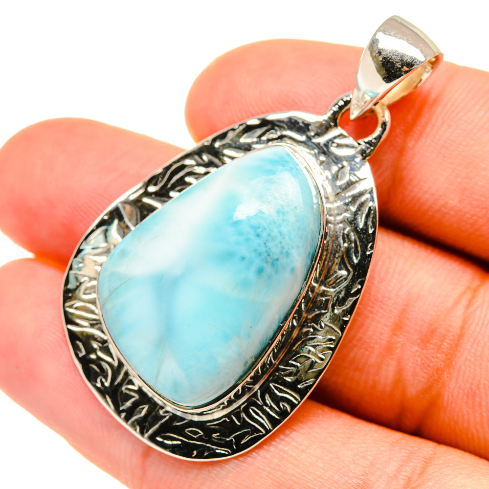 Larimar Pendants handcrafted by Anasilvercos - PD6134