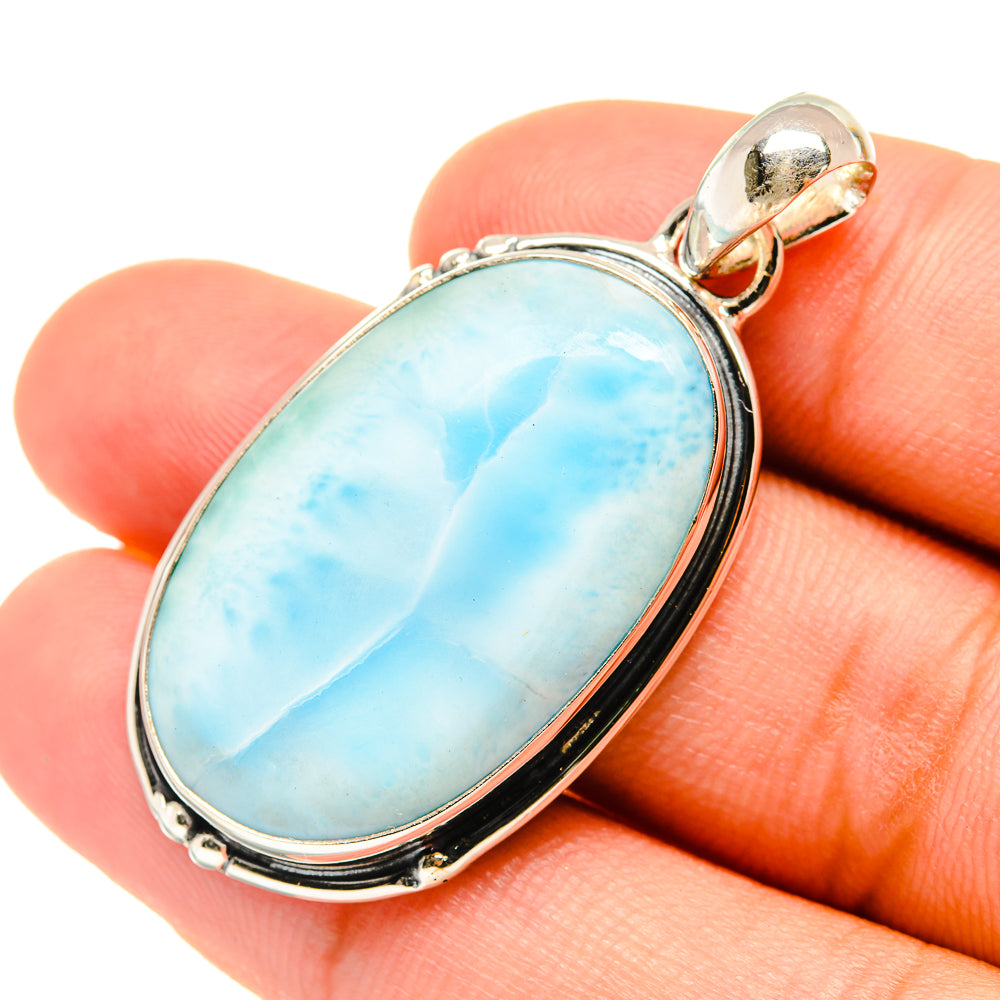 Larimar Pendants handcrafted by Anasilvercos - PD6137