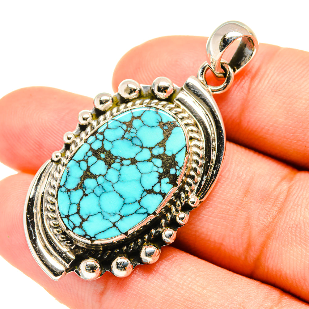 Tibetan Turquoise Pendants handcrafted by Anasilvercos - PD6139