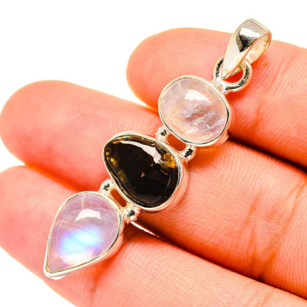 Mexican Fire Agate Pendants handcrafted by Anasilvercos - PD6148