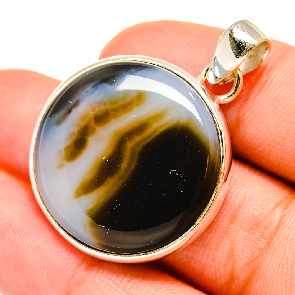 Montana Agate Pendants handcrafted by Anasilvercos - PD6153