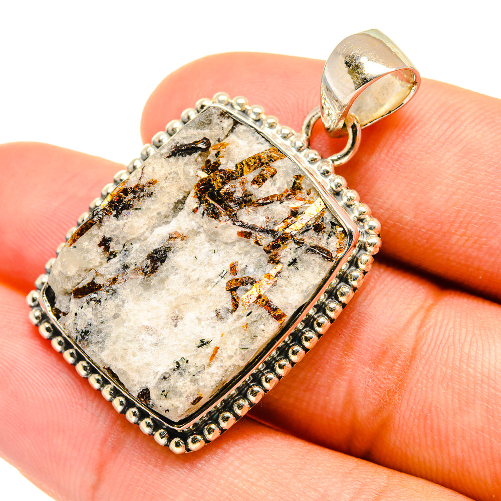 Astrophyllite Pendants handcrafted by Anasilvercos - PD6161