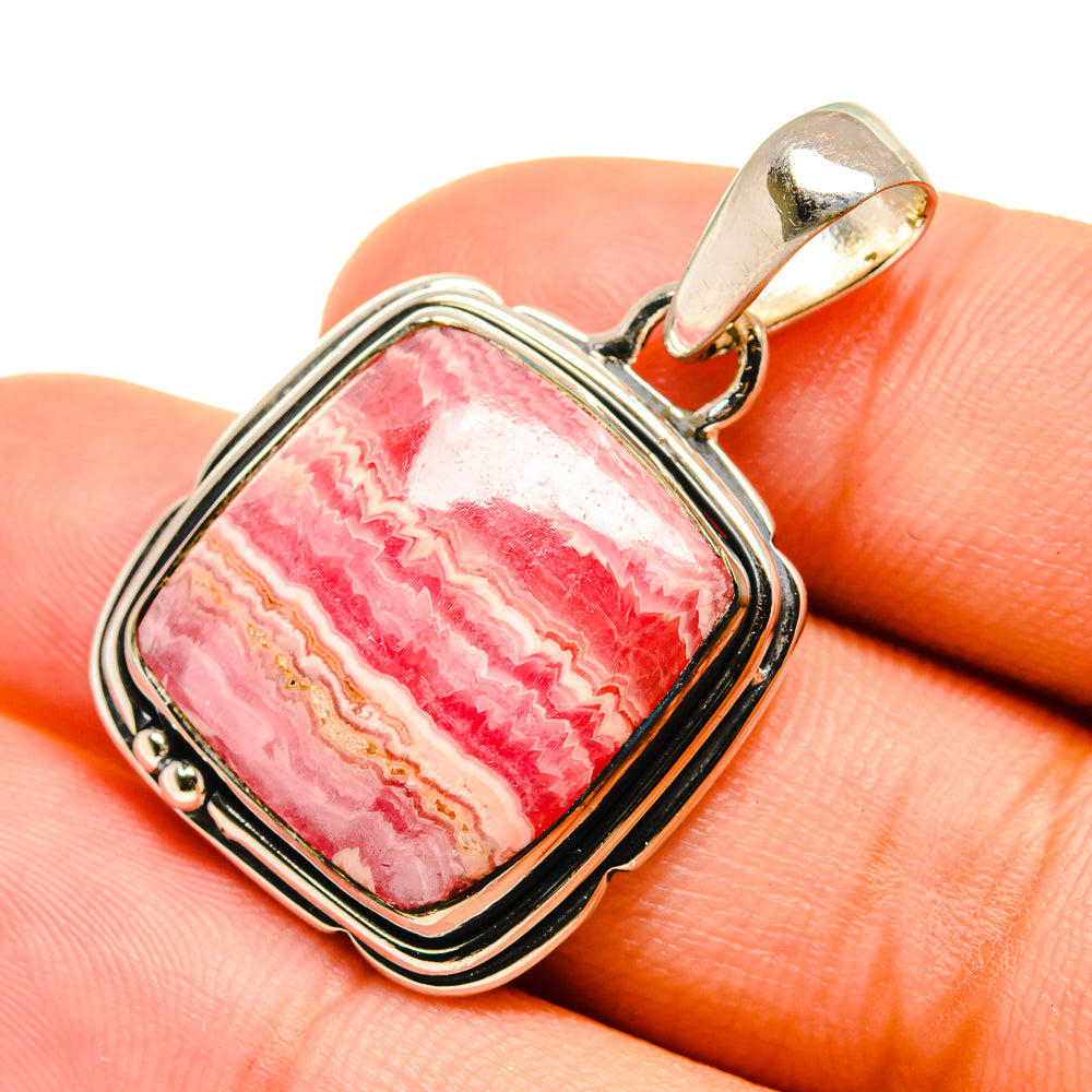 Rhodochrosite Pendants handcrafted by Anasilvercos - PD6174