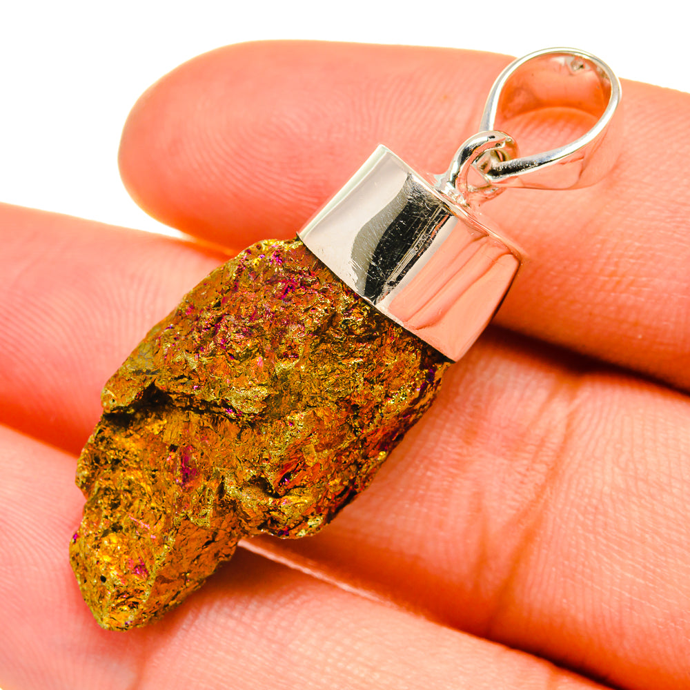 Titanium Druzy Pendants handcrafted by Anasilvercos - PD6206