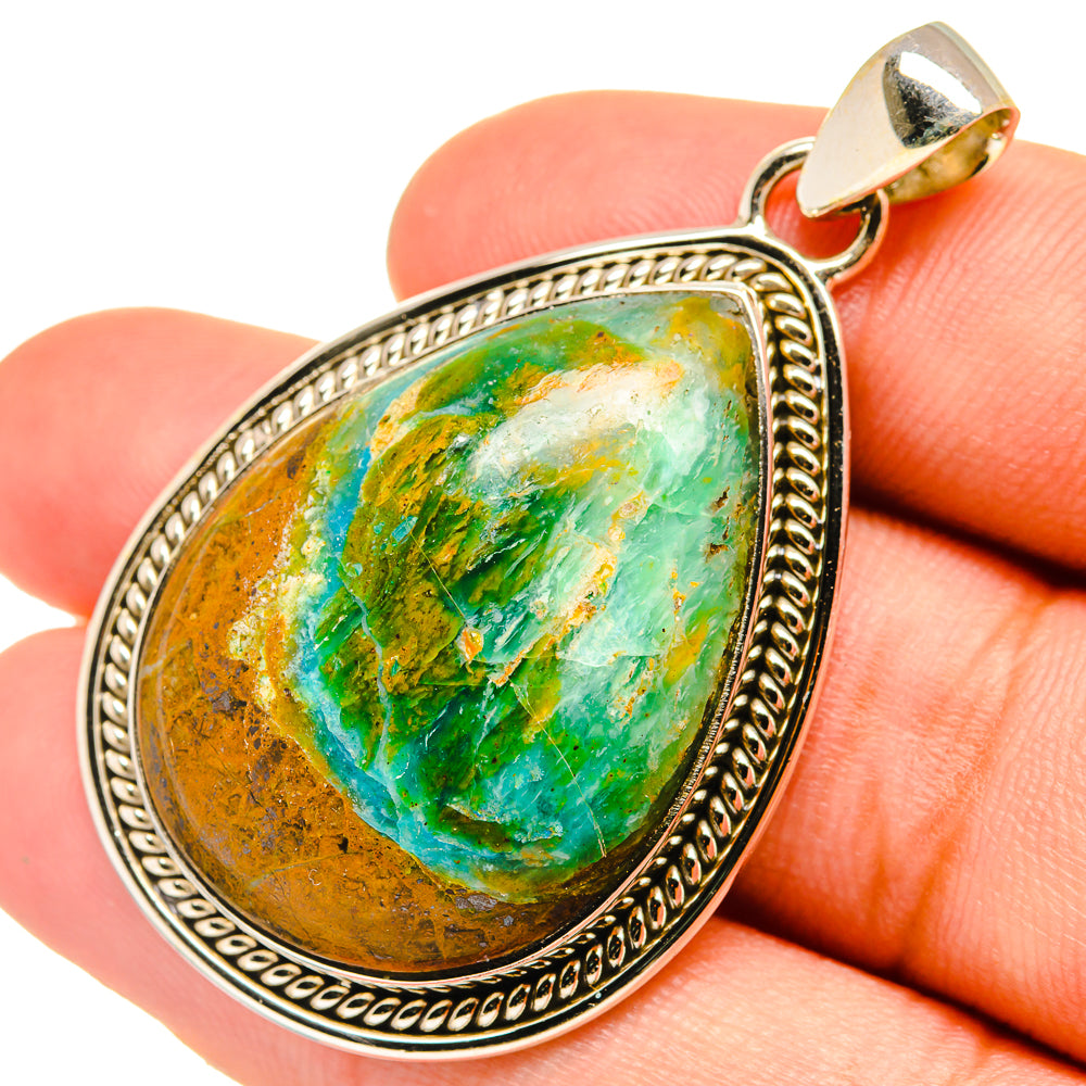 Peruvian Opal Pendants handcrafted by Anasilvercos - PD6218