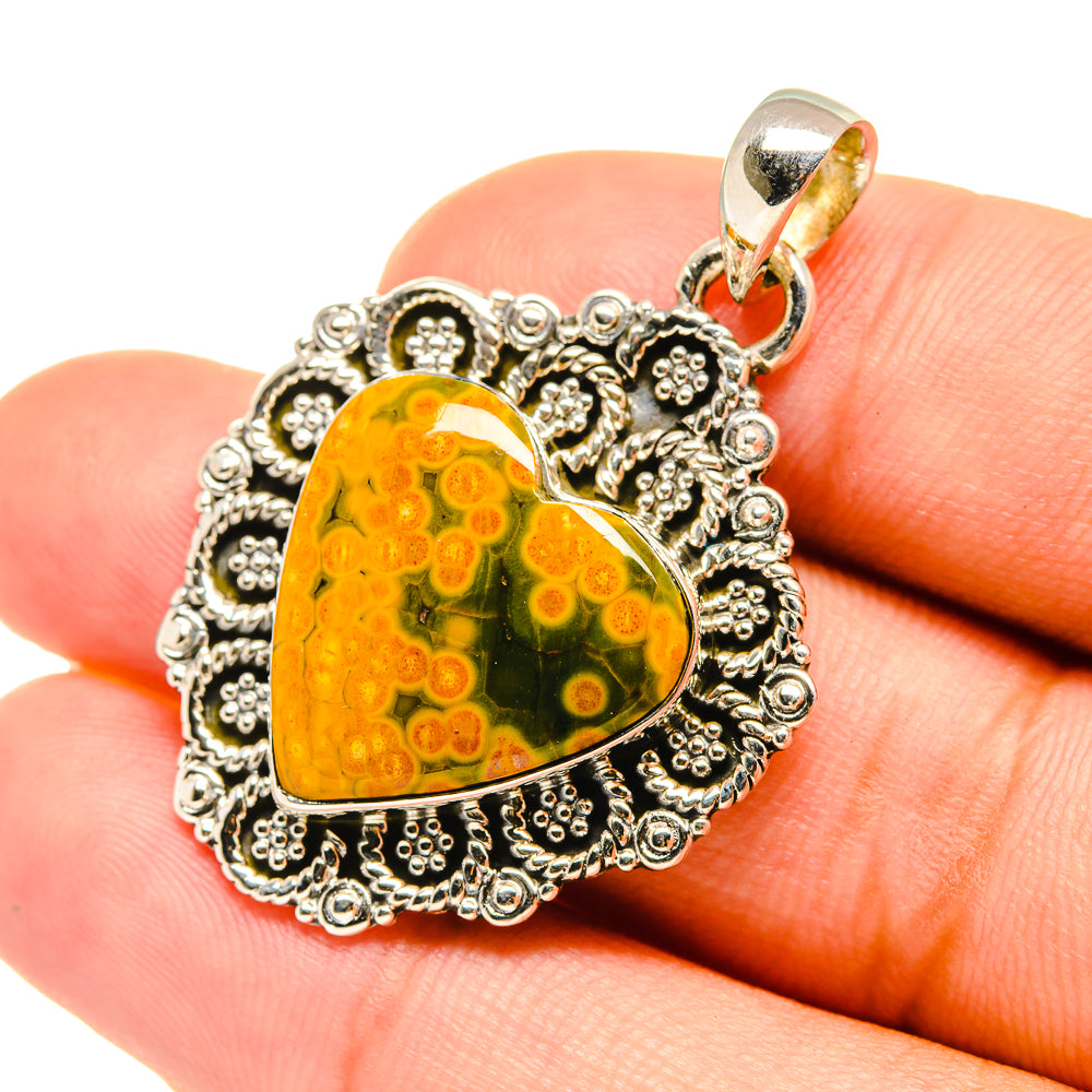 Ocean Jasper Pendants handcrafted by Anasilvercos - PD6228