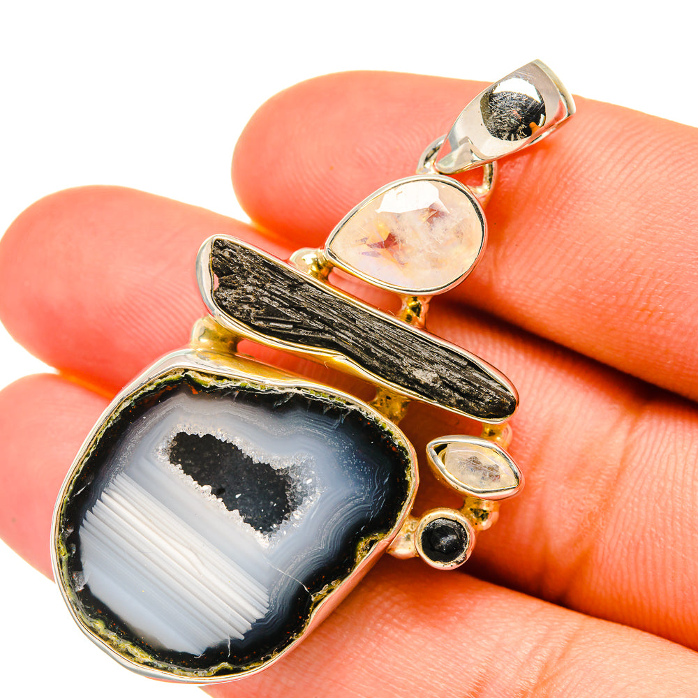 Coconut Geode Druzy Pendants handcrafted by Anasilvercos - PD6238