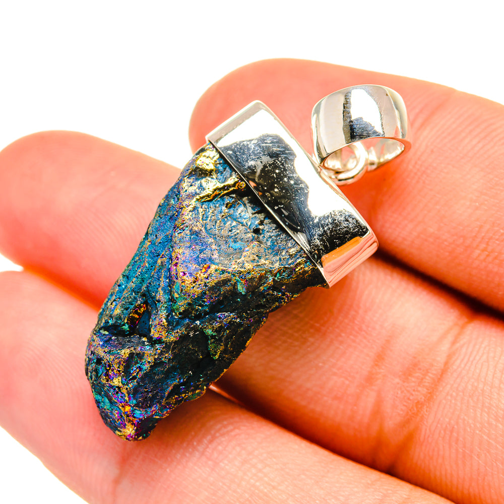 Titanium Druzy Pendants handcrafted by Anasilvercos - PD6248