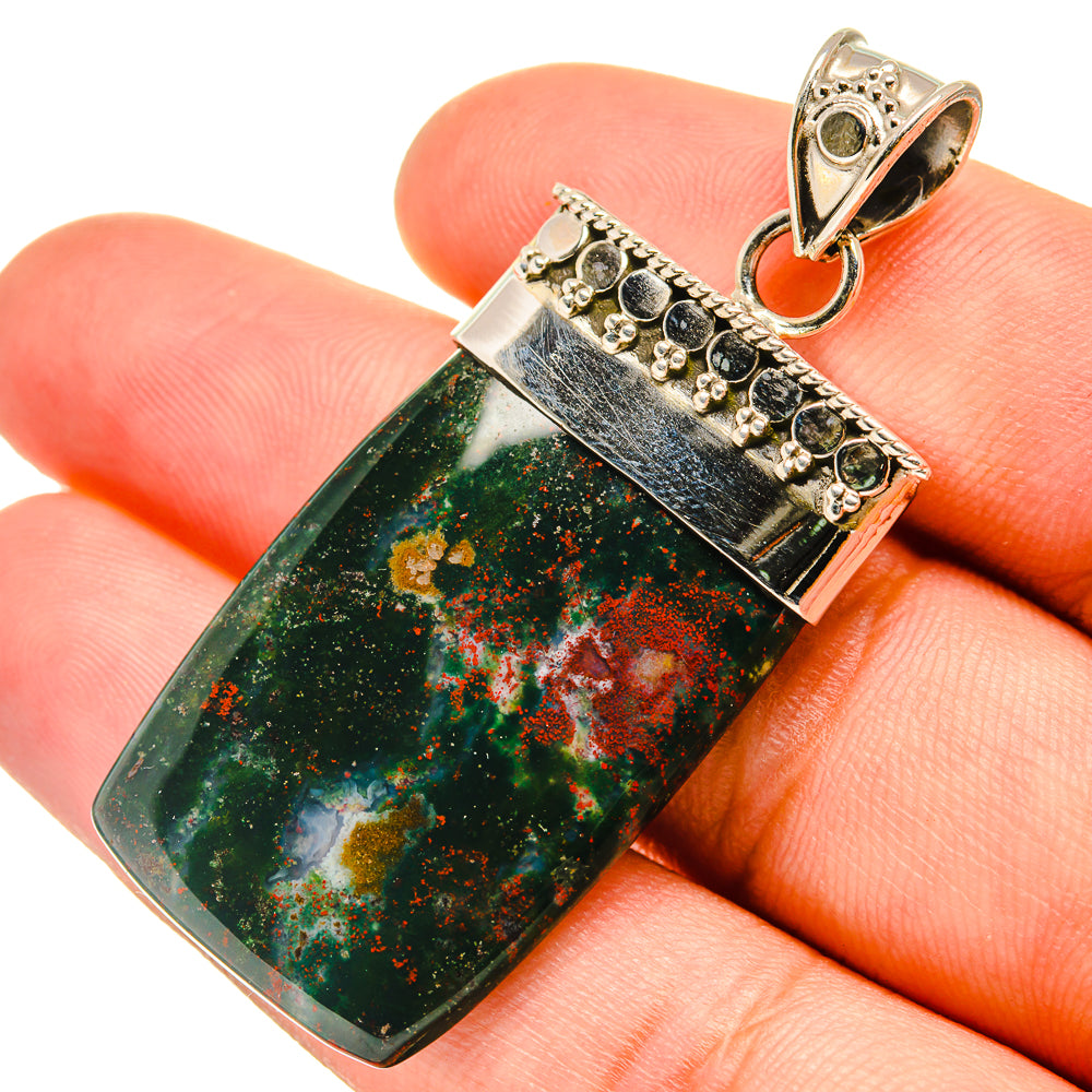 Chrysocolla Pendants handcrafted by Anasilvercos - PD6249