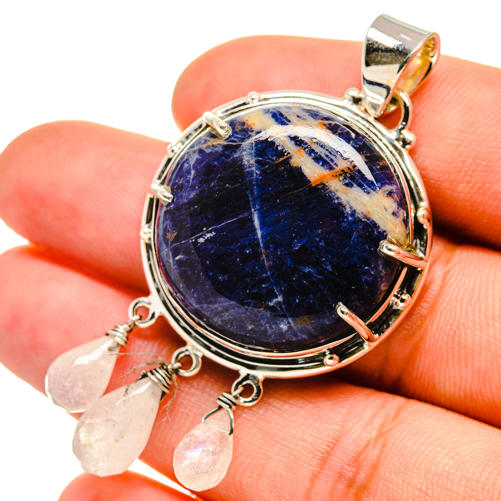 Sodalite Pendants handcrafted by Anasilvercos - PD6257