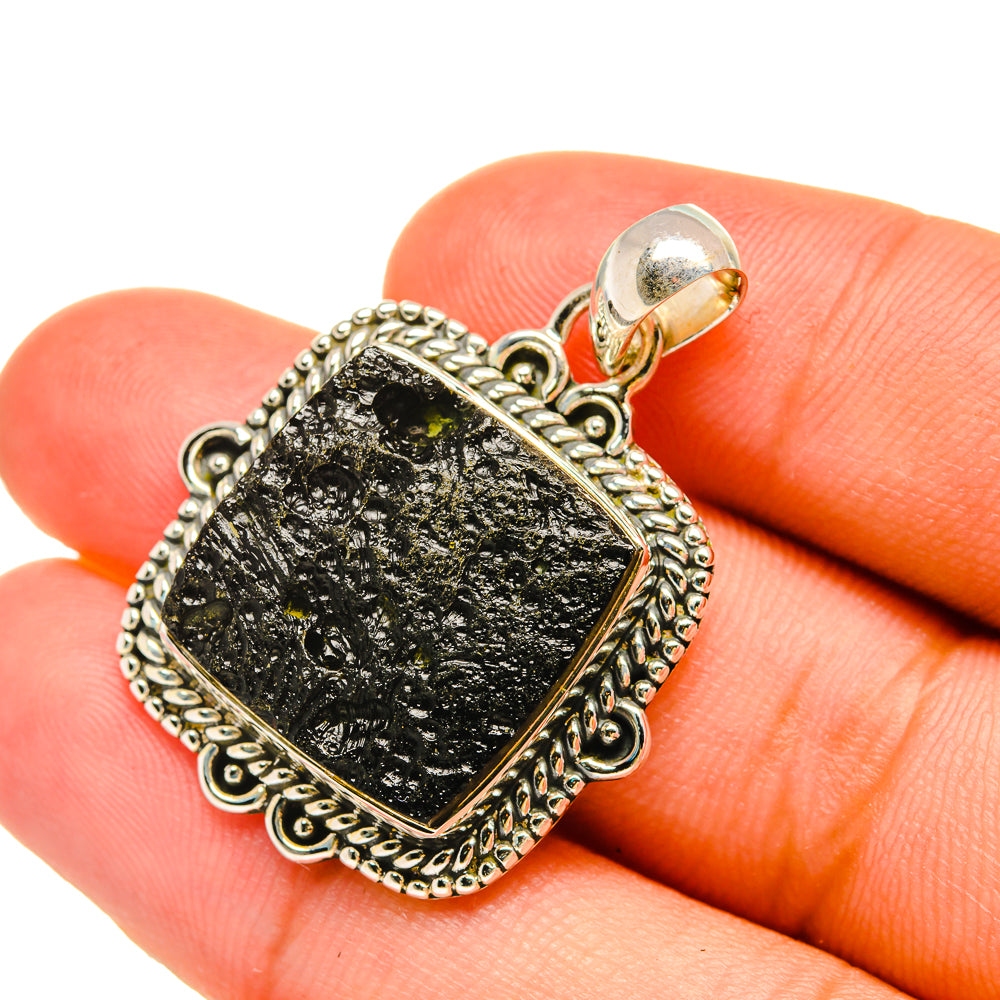 Tektite Pendants handcrafted by Anasilvercos - PD6272