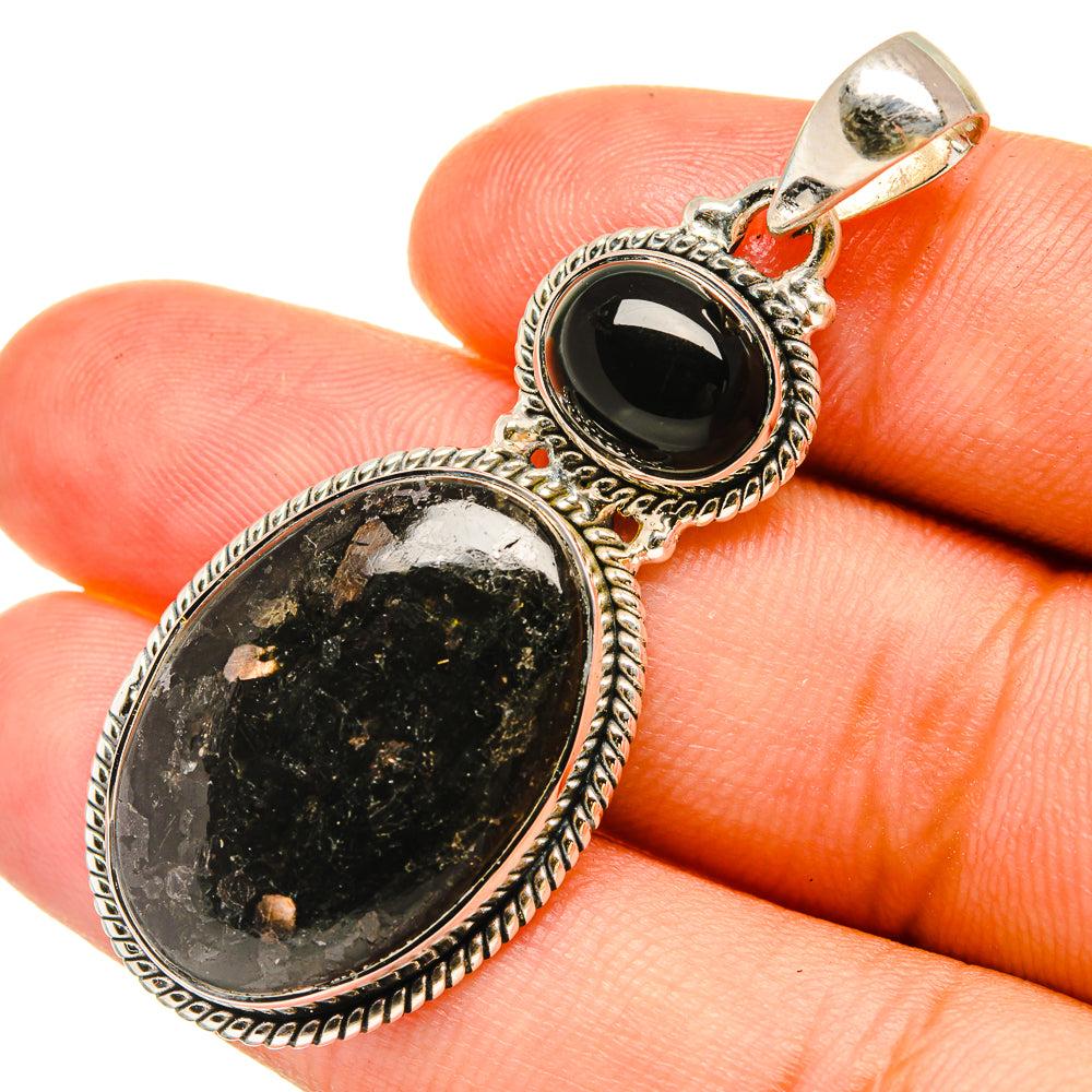Astrophyllite Pendants handcrafted by Anasilvercos - PD6279