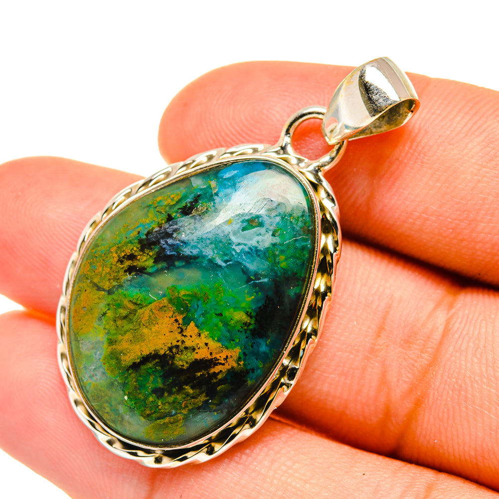 Peruvian Opal Pendants handcrafted by Anasilvercos - PD6302