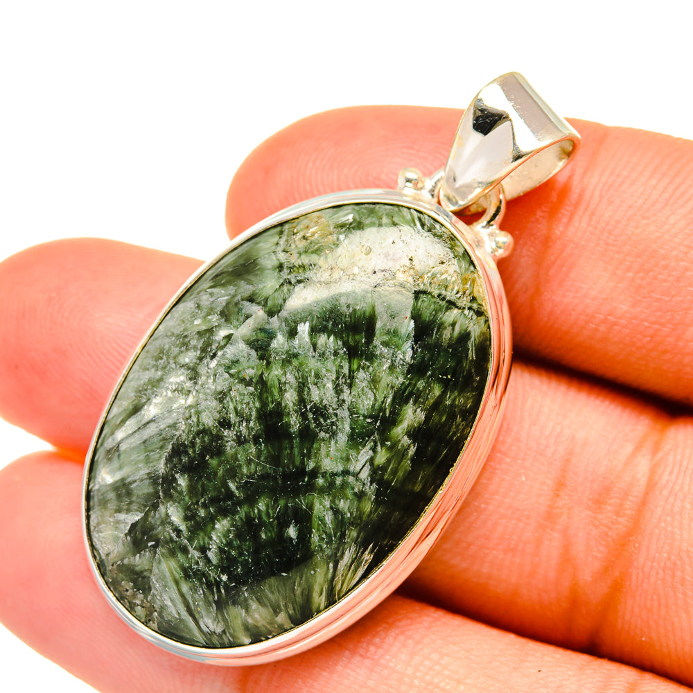 Seraphinite Pendants handcrafted by Anasilvercos - PD6303