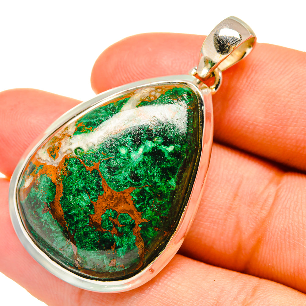 Chrysocolla Pendants handcrafted by Anasilvercos - PD6304
