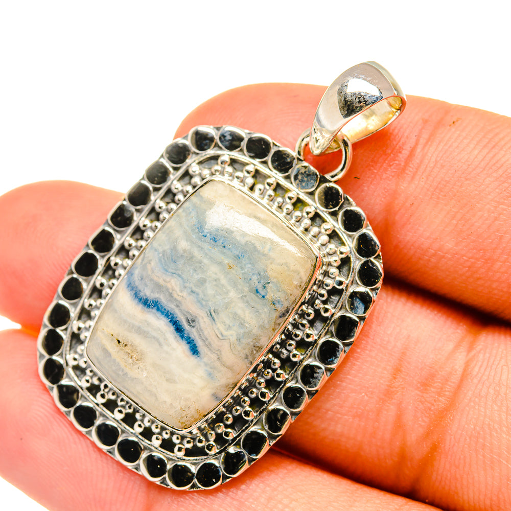 Blue Scheelite Pendants handcrafted by Anasilvercos - PD6340
