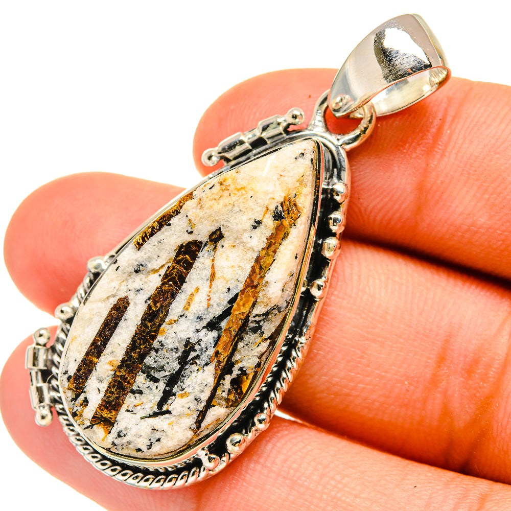 Astrophyllite Pendants handcrafted by Anasilvercos - PD6358