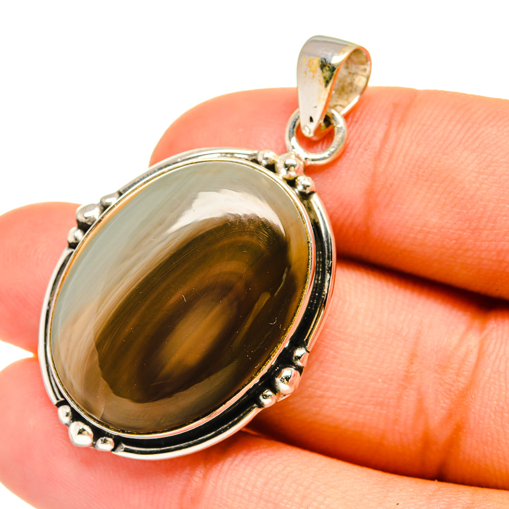 Willow Creek Jasper Pendants handcrafted by Anasilvercos - PD6361
