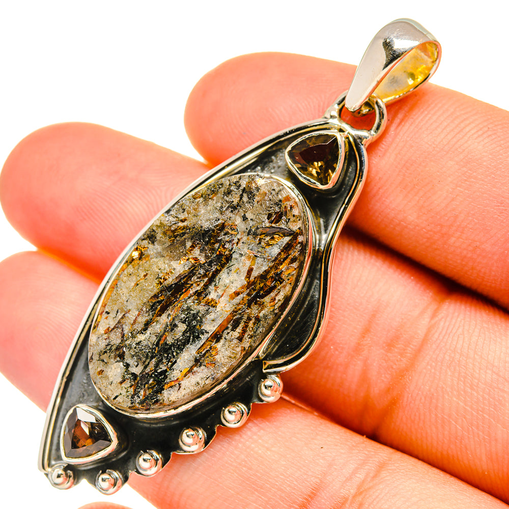 Astrophyllite Pendants handcrafted by Anasilvercos - PD6365