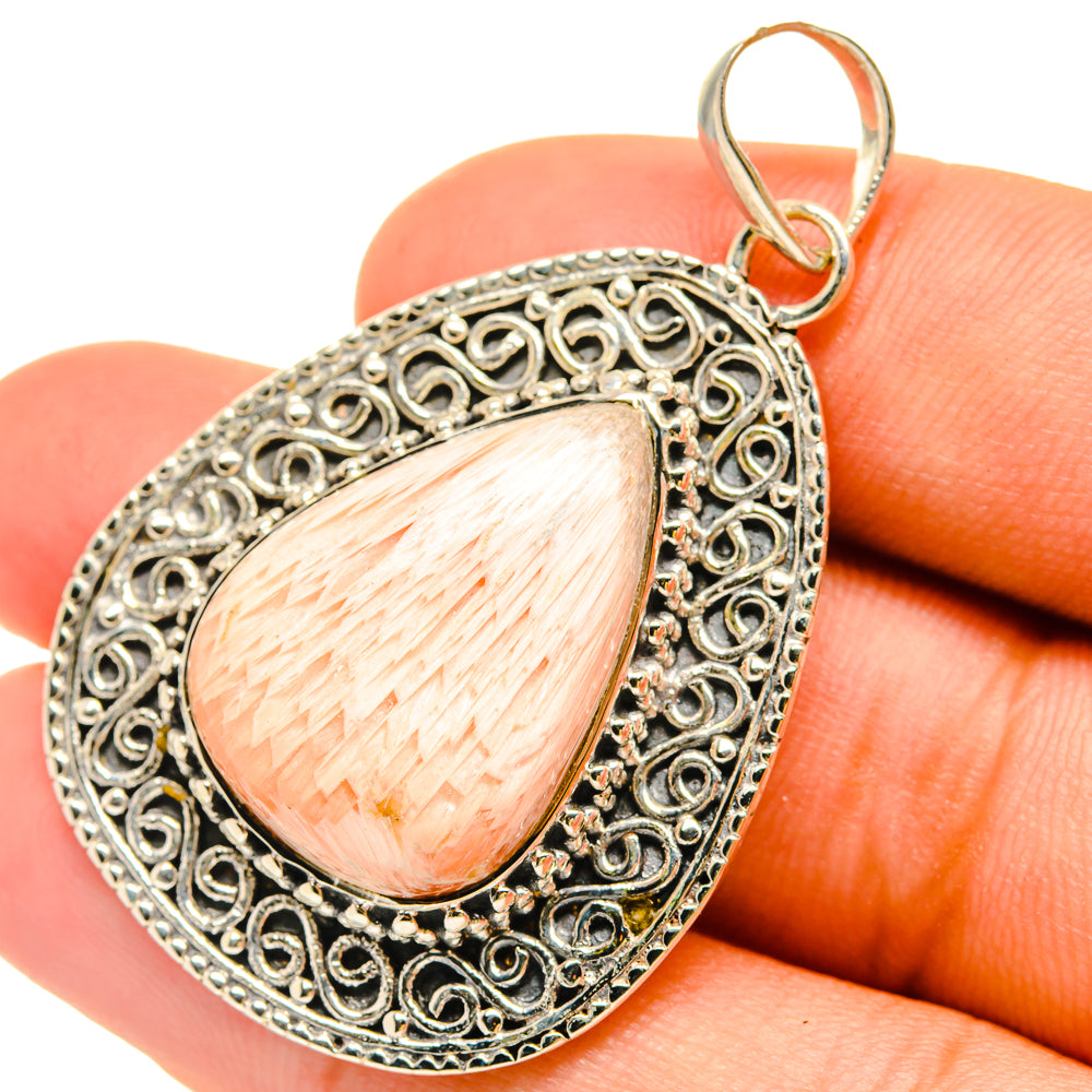 Scolecite Pendants handcrafted by Anasilvercos - PD6373