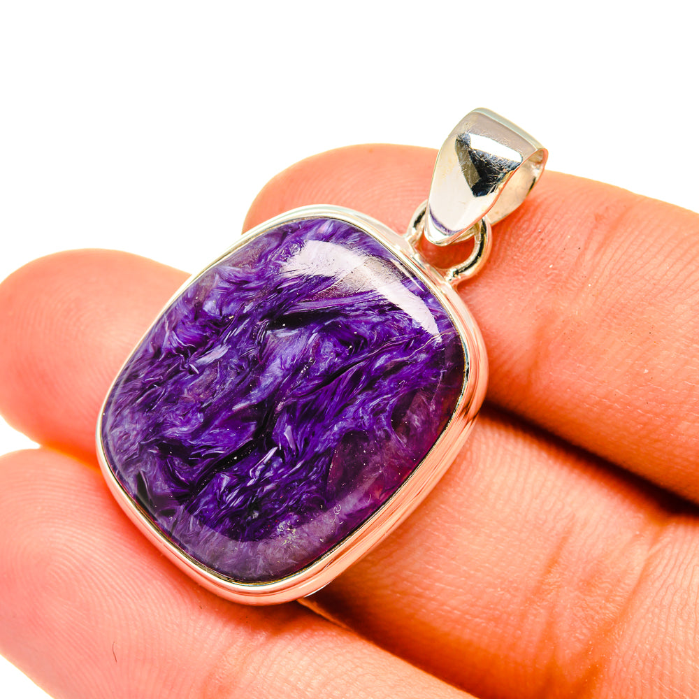 Charoite Pendants handcrafted by Anasilvercos - PD6402