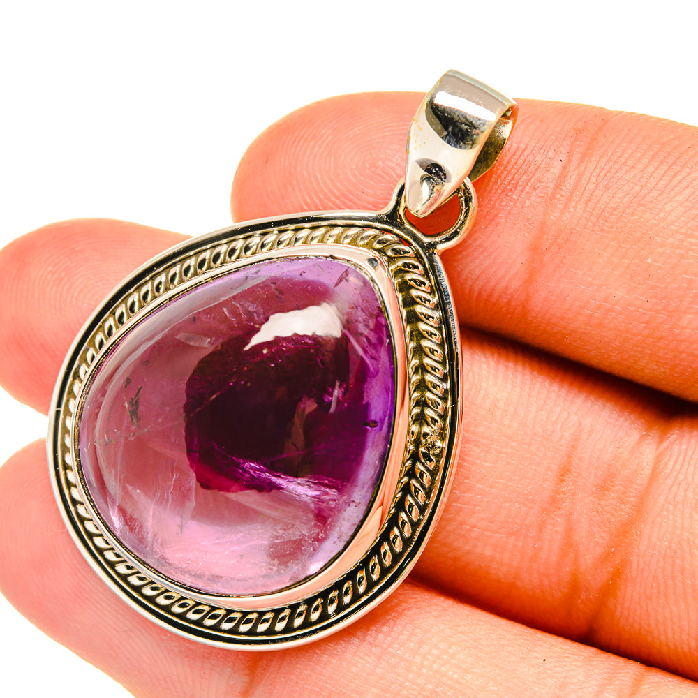 Amethyst Pendants handcrafted by Anasilvercos - PD6405