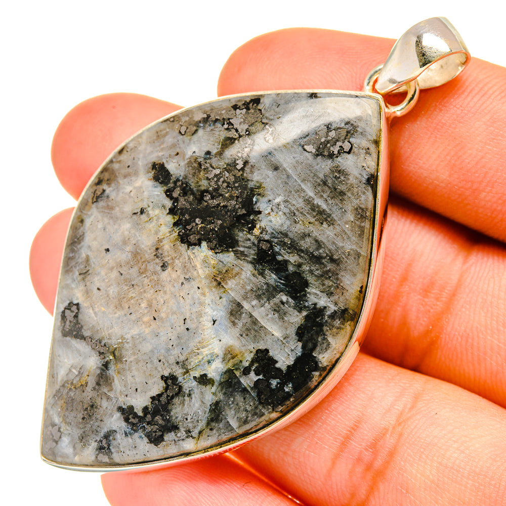 Gabbro Stone Pendants handcrafted by Anasilvercos - PD6457