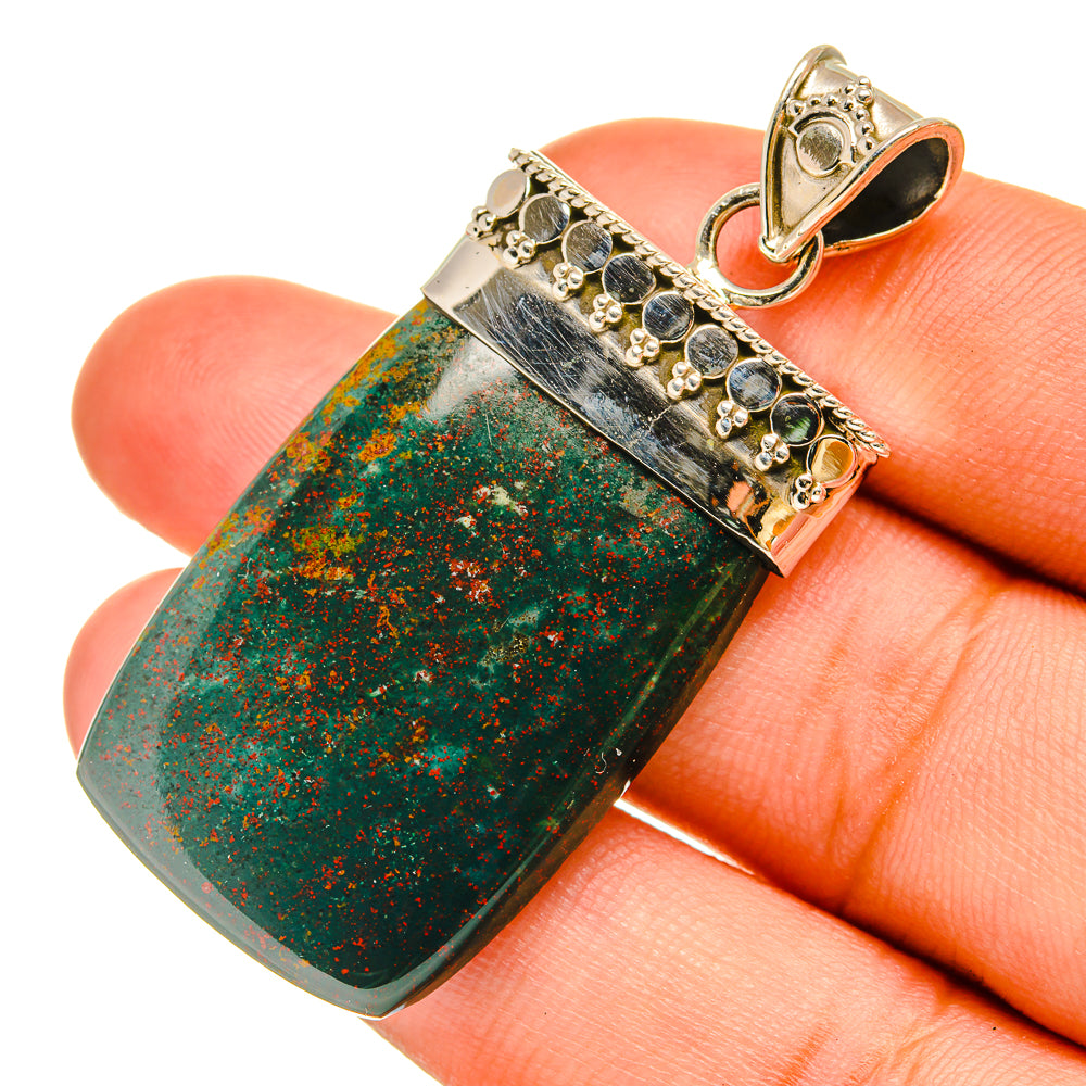 Bloodstone Pendants handcrafted by Anasilvercos - PD6459