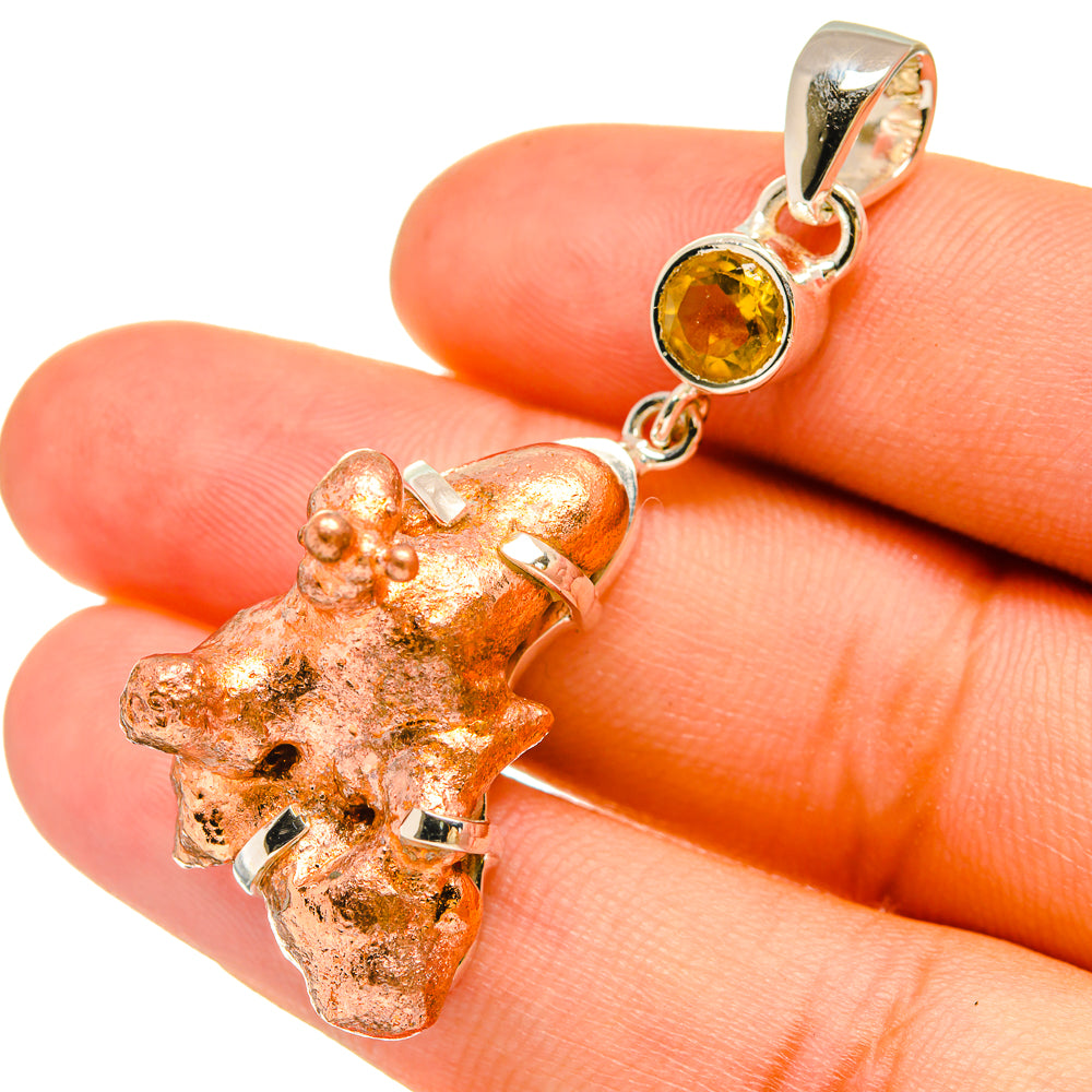 Splash Copper Pendants handcrafted by Anasilvercos - PD6465