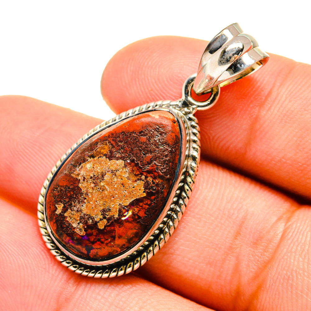 Red Jasper Pendants handcrafted by Anasilvercos - PD6479