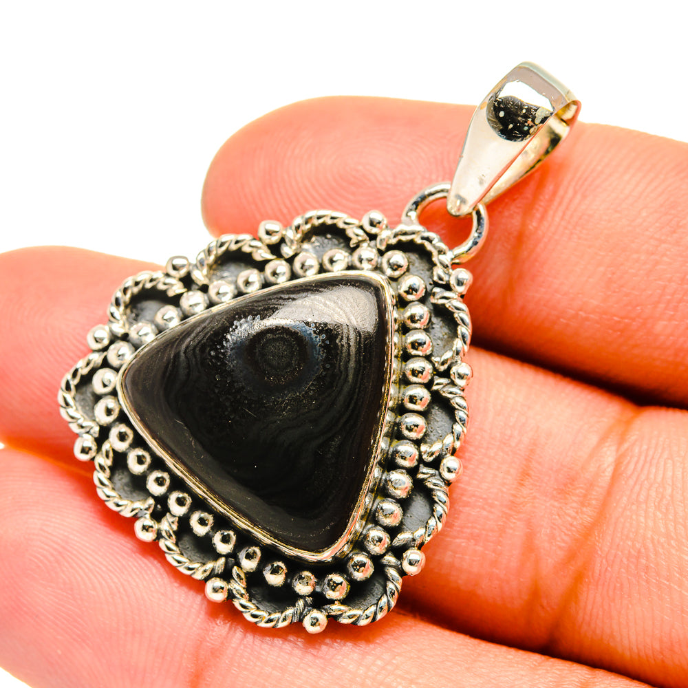 Psilomelane Pendants handcrafted by Anasilvercos - PD6498