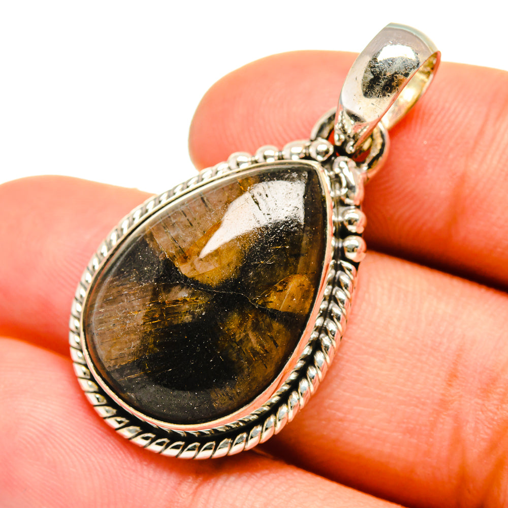 Chiastolite Pendants handcrafted by Anasilvercos - PD6499