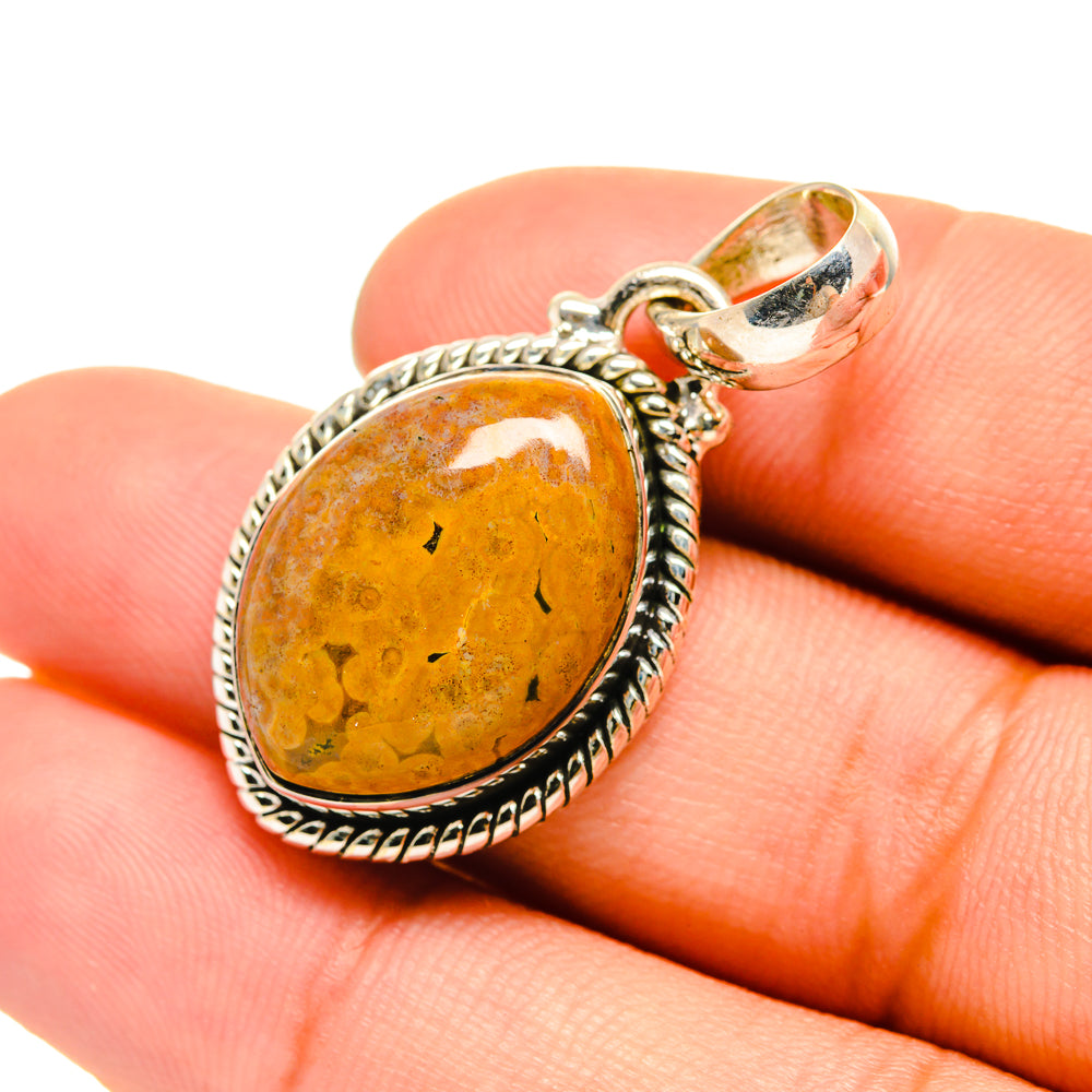 Ocean Jasper Pendants handcrafted by Anasilvercos - PD6500