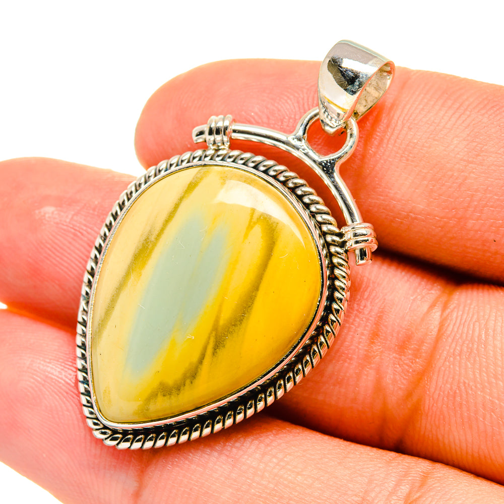 Willow Creek Jasper Pendants handcrafted by Anasilvercos - PD6503