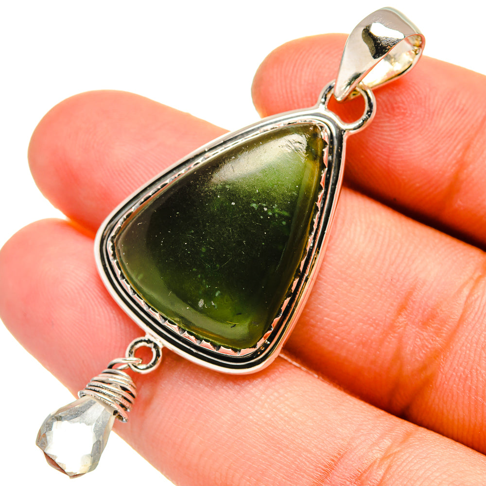 Nephirite Jade Pendants handcrafted by Anasilvercos - PD6512