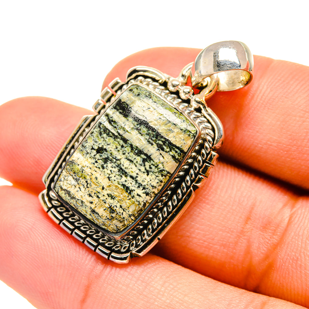 Lizard Jasper Pendants handcrafted by Anasilvercos - PD6515