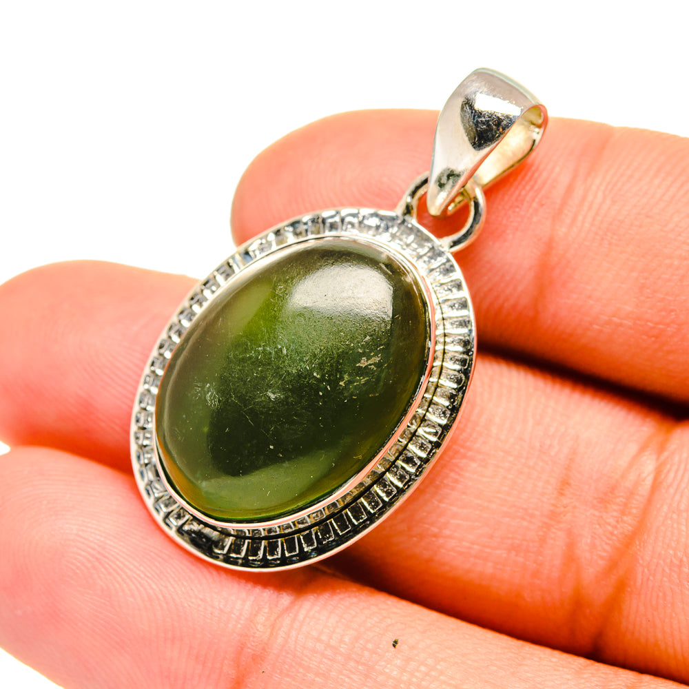 Nephirite Jade Pendants handcrafted by Anasilvercos - PD6520
